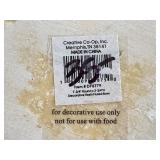 LR - Creative Co-Op Dragon Mosaic Platter 18x24 - Resin Fluted Bowl 7-3/4in - Wood Bowl 11.75in