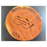 LR - Creative Co-Op Dragon Mosaic Platter 18x24 - Resin Fluted Bowl 7-3/4in - Wood Bowl 11.75in