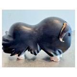 CB - Qikiqtarjuaq Muskox Carving - Stone, Horn & Antler