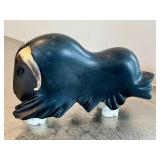 CB - Qikiqtarjuaq Muskox Carving - Stone, Horn & Antler