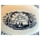 K - Antique Blue & White Transferware Children's Play Set