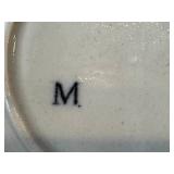 K - Antique Blue & White Transferware Children's Play Set