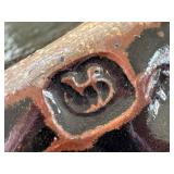 LR - Artisan Ceramic Bowl, Glossy Dark Brown Glaze