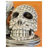 K6 -(3) Skull Wine Bottle Stopper Set