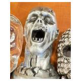 K6 -(3) Skull Wine Bottle Stopper Set