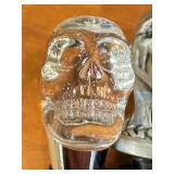 K6 -(3) Skull Wine Bottle Stopper Set