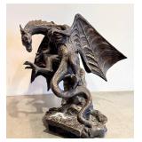 O - Heredities Limited The White Dragon Sculpture - England (Edition 2000)