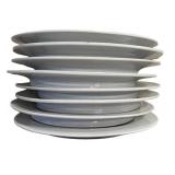 K4 - Set of 10 Artisan Crafted Dinner Plates