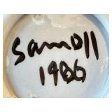 KP - Artisan Ceramic Dishware Set - 6 Soup Bowls, 3 Cereal Bowls, 8 Mugs, Signed Samoll
