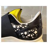 CL - Givenchy Paris Two-Tone Elastic Runner Sneakers - Yellow/Black, US 7.5