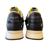 CL - Givenchy Paris Two-Tone Elastic Runner Sneakers - Yellow/Black, US 7.5
