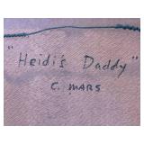 K - Heidie's Candy - Chris Mars Original Acrylic on Panel