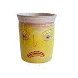 K2 - Amy Sabrina 1994 Hand-Painted Face Ceramic Vase