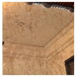 Antique Etruscan Gold Finish Wall Mirror