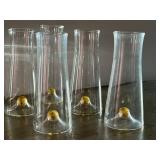 CD - Abigails Golden Globe Champagne Flutes - 6-Piece Set