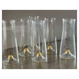 CD - Abigails Golden Globe Champagne Flutes - 6-Piece Set