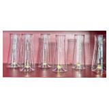 CD - Abigails Golden Globe Champagne Flutes - 6-Piece Set