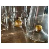 CD - Abigails Golden Globe Champagne Flutes - 6-Piece Set