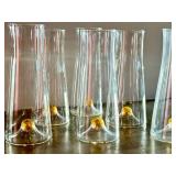 CD - Abigails Golden Globe Champagne Flutes - 6-Piece Set