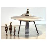 KP -Flying Saucer with Alien Family - Flying Saucer with Alien Family by Scott Nelles