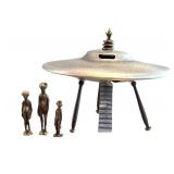 KP -Flying Saucer with Alien Family - Flying Saucer with Alien Family by Scott Nelles
