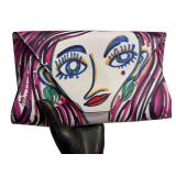 Mosclilno Doodle Face Crossbody Bag
