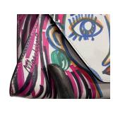 Mosclilno Doodle Face Crossbody Bag
