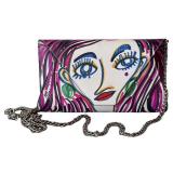 Mosclilno Doodle Face Crossbody Bag