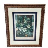 LR - The Blue Passion Flower - Framed Botanical Print, London 1800 / Robert John Thorton The Temple of Flora