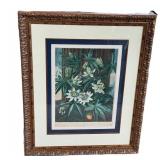 LR - The Blue Passion Flower - Framed Botanical Print, London 1800 / Robert John Thorton The Temple of Flora