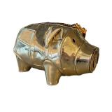 CL - Tory Burch Metallic Pig Crossbody Bag - Gold Tone Leather Strap