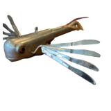 FR - Artisan Steampunk Dragonfly Sculpture