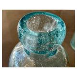 K6 - Vintage Spa Bottling Co St Paul MN Aqua Bottle & Brewery Bottling Works St Paul MN Aqua Bottle (Pair)