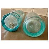 K6 - Vintage Spa Bottling Co St Paul MN Aqua Bottle & Brewery Bottling Works St Paul MN Aqua Bottle (Pair)