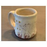 K1 - Ayumi Horie Ceramic Mug - Handmade Bear Dot Pattern