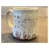 K1 - Ayumi Horie Ceramic Mug - Handmade Bear Dot Pattern