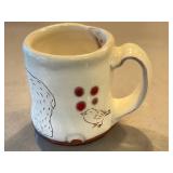 K1 - Ayumi Horie Ceramic Mug - Handmade Bear Dot Pattern