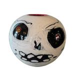 KP - Day of the Dead Art Glass Sphere - Double-Sided