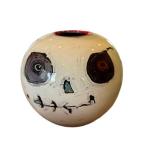 KP - Day of the Dead Art Glass Sphere - Double-Sided