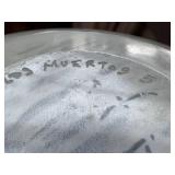 KP - Day of the Dead Art Glass Sphere - Double-Sided