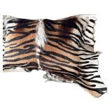 Zebra Hide Pillow- Natural Zebra Fur Cushion