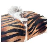 Zebra Hide Pillow- Natural Zebra Fur Cushion
