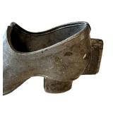 CF - Victorian Antique Pewter Shoe Shaped Ice Cream Mold