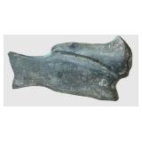 CB - Inuit Stone Carving - Hand-Carved Dark Grey Sculpture