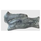 CB - Inuit Stone Carving - Hand-Carved Dark Grey Sculpture