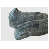 CB - Inuit Stone Carving - Hand-Carved Dark Grey Sculpture