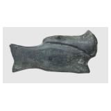 CB - Inuit Stone Carving - Hand-Carved Dark Grey Sculpture