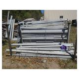 Pallet of cross braces. As shown. Newer condition. Tear drop design.
