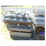 2 pallets of misc. gridwork & braces. As shown.