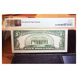 Gem Uncirculated 1953A $5 Silver Certificate PMG 65EPQ